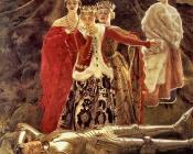 弗兰克 卡多根 考伯 : Four Queens Find Lancelot Sleeping